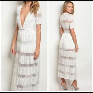 JUST IN 🤗  Beautiful  Boho Lace maxi dress